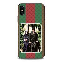 Apple iPhone XS Kılıf Atatürk (22) Tam Koruma Kılıfı Yeşil Kırmızı