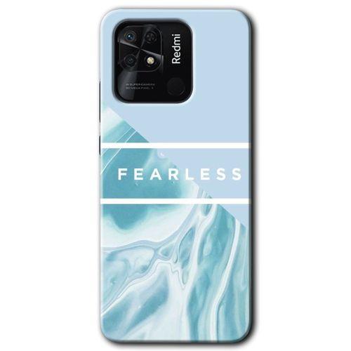 Potkal Hediye Fabrikası Xiaomi Redmi 10C Kılıf HD Desen Baskılı Arka Kapak - Fearless