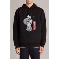 Anime One Punch Man Baskılı Siyah Erkek Kapşonlu Sweatshirt