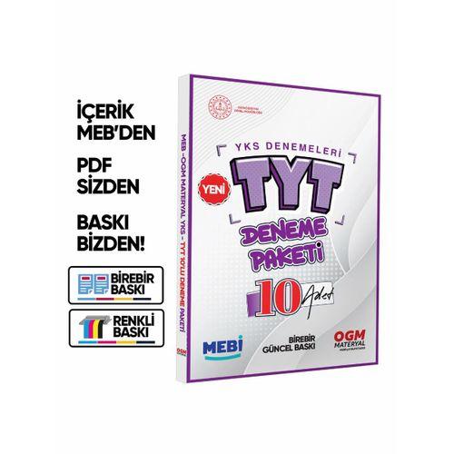 ÖSYM YKS-TYT MEBİ OGM Deneme Paketi Güncel 10lu Fasikül (Deneme Paketi) BASKI ÜCRETİ