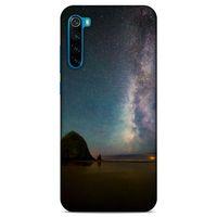 Lopard Xiaomi Redmi Note 8T Uyumlu Kılıf Gece'S (20) Koruyucu Kılıf Siyah Yeşil