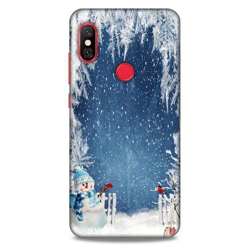 Xiaomi Redmi Note 6 Pro Kılıf Snowix (6) Silikon Kılıf Açık Mavi