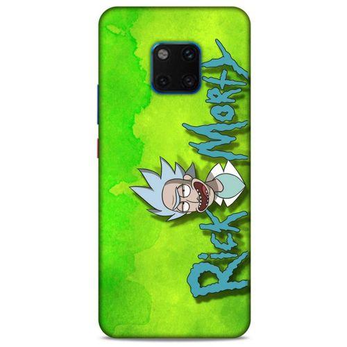 Huawei Mate 20 Pro Uyumlu Kılıf Rick And Morty (12) Koruyucu Silikon Space Cruiser / Car