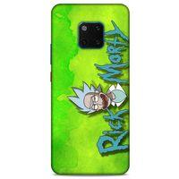 Huawei Mate 20 Pro Uyumlu Kılıf Rick And Morty (12) Koruyucu Silikon Space Cruiser / Car