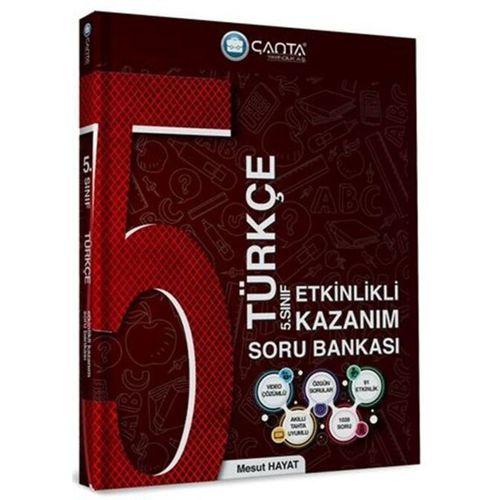 5. Sınıf Türkçe Etkinlikli Kazanım Soru Bankası Çanta Yayınları
