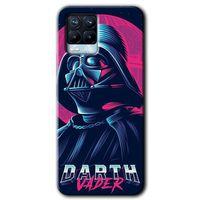 BeRa Aksesuar Realme 8 Pro Kılıf Baskılı Kapak - Darth Vader +Tam Kaplayan Mat Seramik