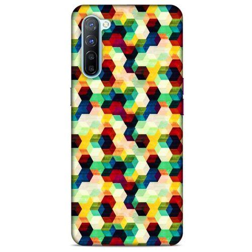 Geometrix 57 Oppo Reno 3 Kılıf Silikon Kapak