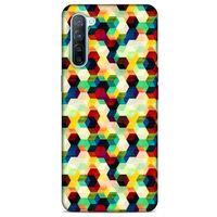 Geometrix 57 Oppo Reno 3 Kılıf Silikon Kapak