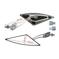 SEVGENT Ayna Üçgen Modifiye Gri 8-10 Mm