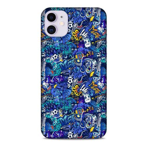 Graffitix (2) Desenli Silikon Kapak Apple Iphone 11 Kılıf