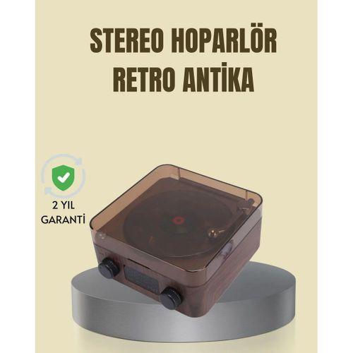 Saatli Gece Işıklı Hoparlör – Modern Ve Vintage Tasarım