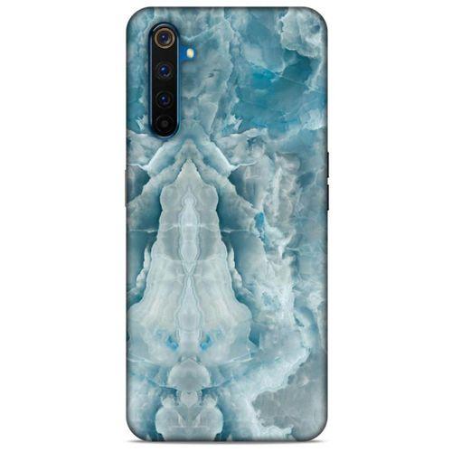 Realme 6 Pro Uyumlu Kılıf Mavi Delisi (8) Baskılı Kılıf Mermer