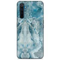 Realme 6 Pro Uyumlu Kılıf Mavi Delisi (8) Baskılı Kılıf Mermer