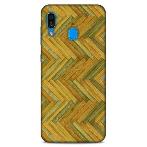 Lopard Samsung Galaxy A30 Uyumlu Kılıf Wood'X (32) Soft Silikon Kılıf Desenli