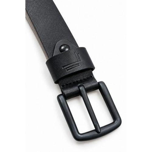 Erkek Siyah 3,5 Cm Metal Tokalı Kot Ve Kumaş Pantolon Kemeri