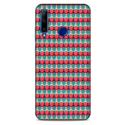 Geometrix 34 Huawei Honor 20 Lite Kılıf Silikon Kapak