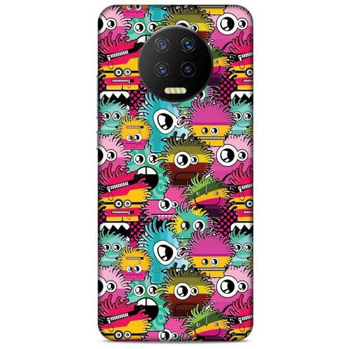 Lopard İnfinix Note 7 Uyumlu Kılıf Graffitix (35) Fit Design Kılıf