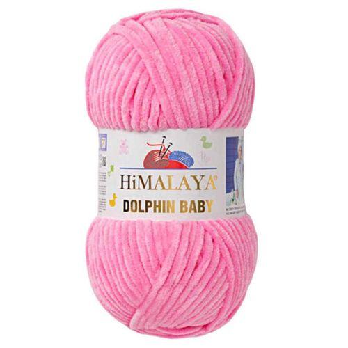 Himalaya Dolphin Baby Kadife Örgü İpi 80309 - Pembe