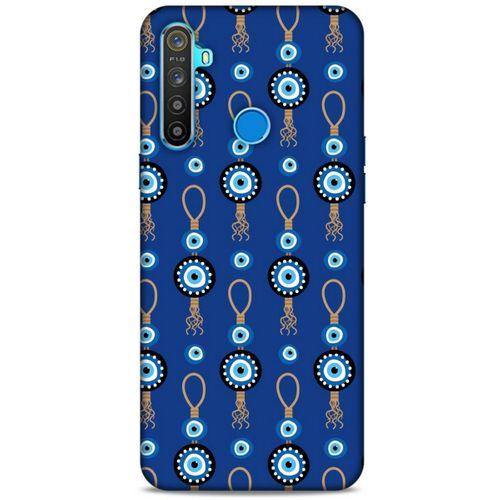 Nazarium (44) Desenli Silikon Kapak Oppo Realme 5i Kılıf