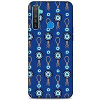 Nazarium (44) Desenli Silikon Kapak Oppo Realme 5i Kılıf