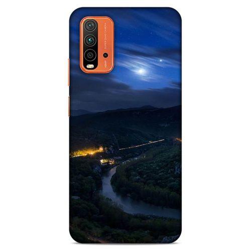 Lopard Xiaomi Redmi Note 9 4g Uyumlu Kılıf Gece'S (50) Shockproof Kılıf Şehir Işıkları