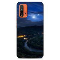 Lopard Xiaomi Redmi Note 9 4g Uyumlu Kılıf Gece'S (50) Shockproof Kılıf Şehir Işıkları