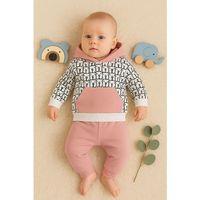 Minik Ayıcıklar Desenli 2'li % 100 Pamuk Kız Bebek Takımı