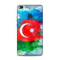 Xiaomi Mi Max 2 Uyumlu Kılıf Azarbaijan (15) Antişok Kılıf Bayrak İllustre