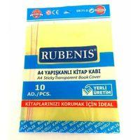 Rubenis Hazır Kitap Kabı Şeffaf 10Lu Sarı