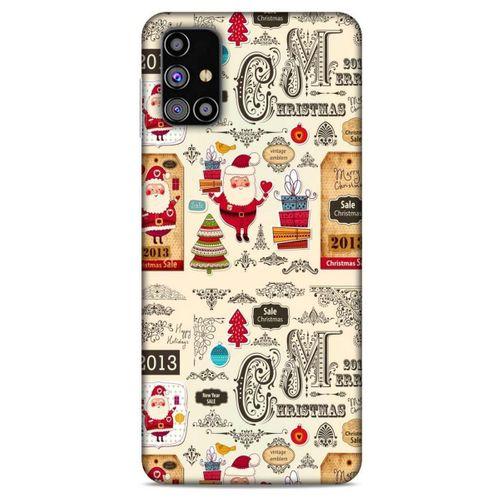 Retro (44) Desen Tough Armor Kılıf Renkli Samsung Galaxy M31s Kılıf