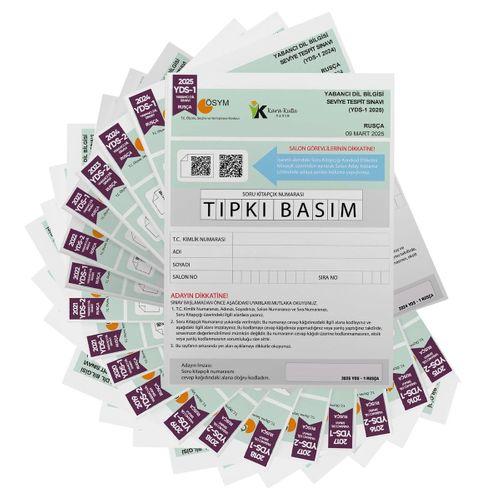 2026 YDS Rusça ÖSYM Tıpkı Basım Çıkmış Soru Deneme Paketi 18li Fasikül SETİ