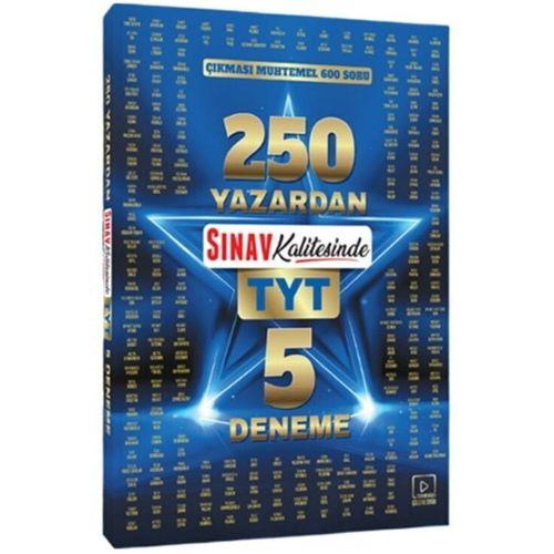 TYT 250 Yazardan Sınav Kalitesinde 5 Deneme Sınav Yayınları