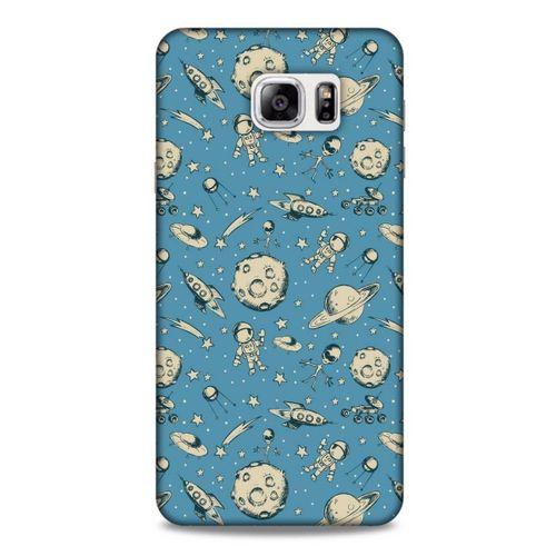 Samsung Galaxy Note 5 Uyumlu Kılıf Mavi Delisi (27) Tasarımlı Kılıf Yıldız