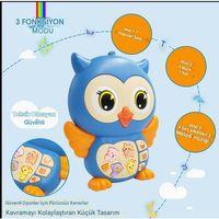 Baykuş Eğitici Bebek Piyanosu - Mavi