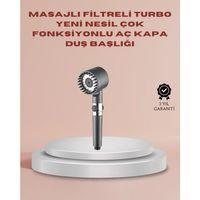 Filtreli Masaj Özellikli Duş Başlığı Aç Kapa Tuşlu