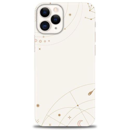 iPhone 12 Pro Max Kılıf HD Baskılı Kılıf - Yıldız Haritası + Tam Ekran Koruyucu