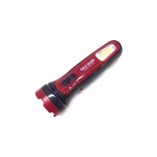 Gold Sılver Gs-4511 1 Watt+1 Watt Cob Led'li Şarjlı El Feneri