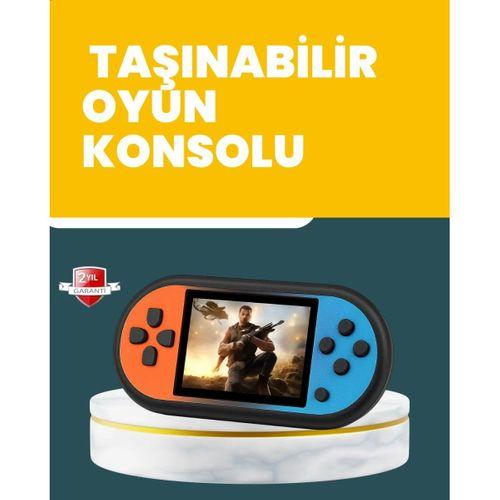 520 Oyunlu Mini Oyun Konsolu Av Çıkışlı Hd Lcd Ekranlı