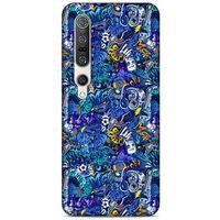 Graffitix (2) Desenli Silikon Kapak Xiaomi Mi 10 Pro Kılıf