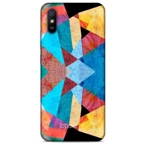 Xiaomi Redmi 9A Kılıf Pastel Renkler (25) Antişok Kapak Mavi Sarı