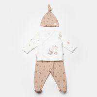 Bibaby Bibaby Biorganic Love Our Earth 3 Parça Set 73345 Mocha