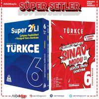 Örnek Akademi 6.Sınıf Süper İkili Türkçe ve Pruva Akademi Türkçe Deneme Seti 3 Kitap