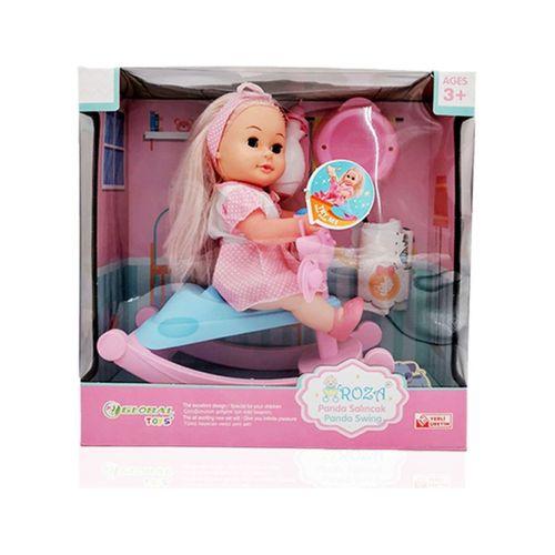 Global Toys Global Toys Panda Salıncaklı Altını Islatan Bebek Türkçe Masal Anlatır