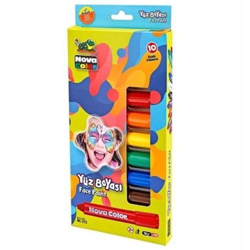 Nova Color Yüz Boyası 10 renk