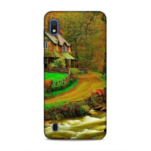Samsung Galaxy A10 Uyumlu Kılıf Azarbaijan (48) Bumper Kılıf Orman Evi
