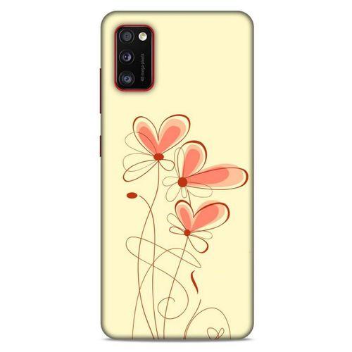 Lopard Samsung Galaxy A41 Uyumlu Kılıf Botanix (97) Crystal Flex Kılıf