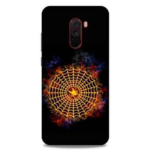 Lopard Xiaomi Pocophone F1 Uyumlu Kılıf FireX (38) Neo Hybrid Kılıf Spider Fire