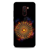 Lopard Xiaomi Pocophone F1 Uyumlu Kılıf FireX (38) Neo Hybrid Kılıf Spider Fire