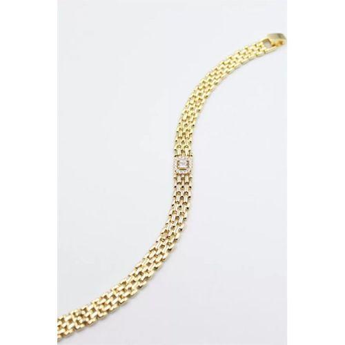 Taşlı Xuping Bileklik - Altın