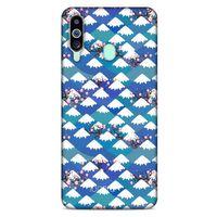 Samsung Galaxy M40 Kılıf Pastel Renkler (16) Kalın Kılıf Yeşil Mavi